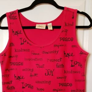 Spa by Chico's Fun Inspiration Tank Top
